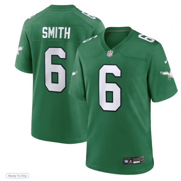 Men's Philadelphia Eagles DeVonta Smith Nike Kelly Green Alternate Game Player Jersey