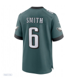 Men's Philadelphia Eagles DeVonta Smith Nike Midnight Green Team Game Jersey