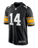 Men's Pittsburgh Steelers George Pickens Nike Black Alternate Game Player Jersey