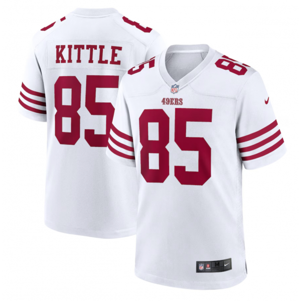 Men's San Francisco 49ers George Kittle Nike White Player Game Jersey