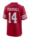 Men's San Francisco 49ers Ricky Pearsall Nike Scarlet Player Game Jersey
