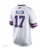 Men's Buffalo Bills Josh Allen Nike White Game Player Jersey