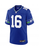 Men's Seattle Seahawks Tyler Lockett Nike Royal Throwback Player Game Jersey