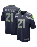 Men's Seattle Seahawks Devon Witherspoon Nike College Navy Game Jersey