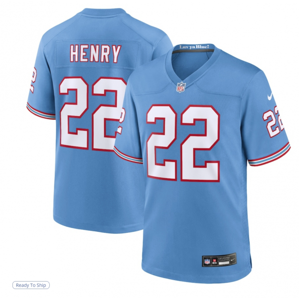 Youth Tennessee Titans Derrick Henry Nike Light Blue Game Jersey