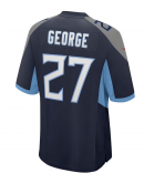 Men's Tennessee Titans Eddie George Nike Navy Game Retired Player Jersey