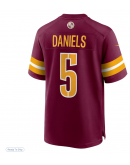 Men's Washington Commanders Jayden Daniels Nike Burgundy Player Game Jersey