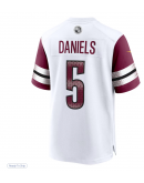 Men's Washington Commanders Jayden Daniels Nike White Player Game Jersey