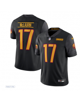 Men's Washington Commanders Terry McLaurin Nike Black Alternate Untouchable Limited Jersey