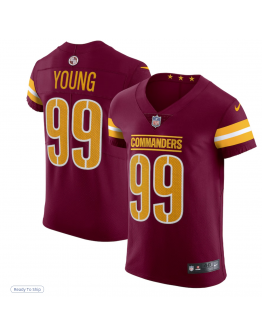 Men's Washington Commanders Chase Young Nike Burgundy Elite Jersey