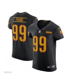 Men's Washington Commanders Chase Young Nike Black Alternate Elite Jersey