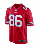 Men's Buffalo Bills Dalton Kincaid Nike Red Alternate Game Jersey