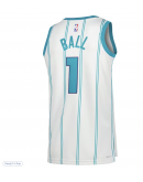 Unisex Charlotte Hornets LaMelo Ball Jordan Brand White Swingman Jersey - Association Edition