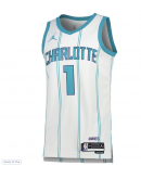 Unisex Charlotte Hornets LaMelo Ball Jordan Brand White Swingman Jersey - Association Edition