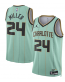 Unisex Charlotte Hornets Brandon Miller Jordan Brand Mint 2024/25 Swingman Player Jersey - City Edition