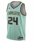 Unisex Charlotte Hornets Brandon Miller Jordan Brand Mint 2024/25 Swingman Player Jersey - City Edition