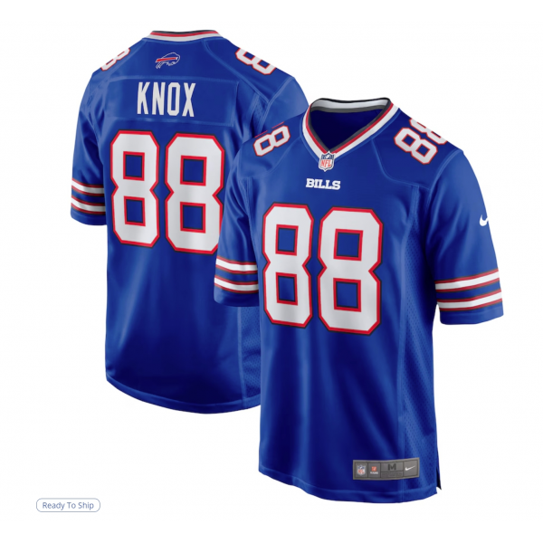 Men's Buffalo Bills Dawson Knox Nike Royal Game Jersey