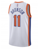 Unisex New York Knicks Jalen Brunson Nike White 2024/25 Swingman Player Jersey - City Edition