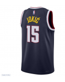 Unisex Denver Nuggets Nikola Jokic Nike Navy Swingman Jersey - Icon Edition