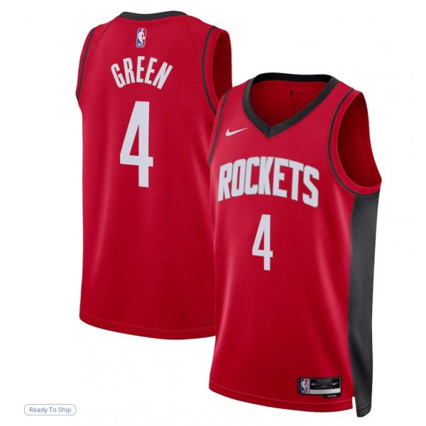 Unisex Houston Rockets Jalen Green Nike Red Swingman Jersey - Icon Edition