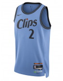 Unisex LA Clippers Kawhi Leonard Nike Light Blue 2024/25 Swingman Player Jersey - City Edition