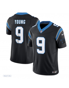 Men's Carolina Panthers Bryce Young Nike Black Limited Jersey