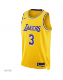 Unisex Los Angeles Lakers Anthony Davis Nike Gold Swingman Jersey - Icon Edition