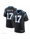 Men's Carolina Panthers Xavier Legette Nike Black 2024 NFL First Round Pick Game Player Jersey