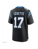Men's Carolina Panthers Xavier Legette Nike Black 2024 NFL First Round Pick Game Player Jersey