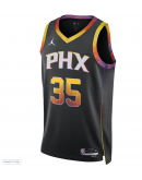 Unisex Phoenix Suns Kevin Durant Jordan Brand Black Swingman Player Jersey - Statement Edition