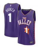 Youth Phoenix Suns Devin Booker Fanatics Purple 2024/25 Fast Break Player Jersey - City Edition
