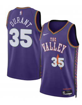 Unisex Phoenix Suns Kevin Durant Nike Purple 2024/25 Swingman Player Jersey - City Edition