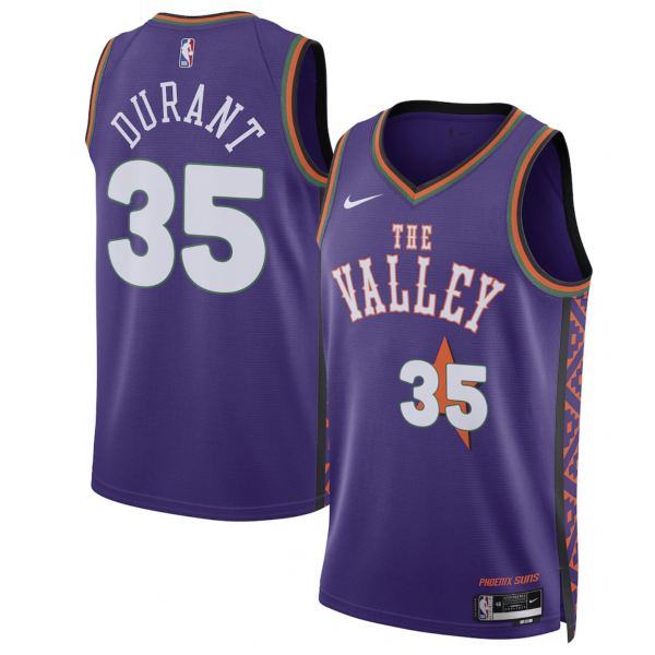 Unisex Phoenix Suns Kevin Durant Nike Purple 2024/25 Swingman Player Jersey - City Edition Unisex Phoenix Suns Kevin Durant Nike Purple 2024/25 Swingman Player Jersey - City Edition