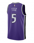 Unisex Sacramento Kings De'Aaron Fox Nike Purple 2024/25 Swingman Jersey - Classic Edition