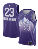 Unisex Utah Jazz Lauri Markkanen Nike Purple 2024/25 Swingman Player Jersey - City Edition
