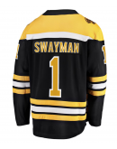 Men's Boston Bruins Jeremy Swayman Fanatics Black Home Breakaway Replica Jersey