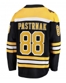 Men's Boston Bruins David Pastrnak Fanatics Black Home Breakaway Jersey