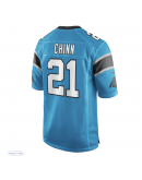 Men's Carolina Panthers Jeremy Chinn Nike Blue Game Jersey Men's Carolina Panthers Jeremy Chinn Nike Blue Game Jersey