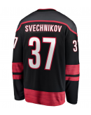 Men's Carolina Hurricanes Andrei Svechnikov Fanatics Black Home Breakaway Jersey