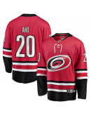 Men's Carolina Hurricanes Sebastian Aho Fanatics Red Alternate Breakaway Player Jersey