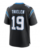 Men's Carolina Panthers Adam Thielen Nike Black Team Game Jersey