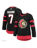 Men's Ottawa Senators Brady Tkachuk adidas Black Home Primegreen Authentic Player Jersey