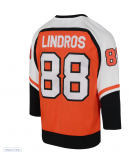 Youth Philadelphia Flyers Eric Lindros Mitchell & Ness Orange 1996-97 Blue Line Player Jersey