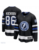 Men's Tampa Bay Lightning Nikita Kucherov Fanatics Black Alternate Premier Breakaway Player Jersey