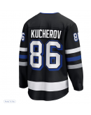 Men's Tampa Bay Lightning Nikita Kucherov Fanatics Black Alternate Premier Breakaway Player Jersey