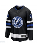 Men's Tampa Bay Lightning Nikita Kucherov Fanatics Black Alternate Premier Breakaway Player Jersey