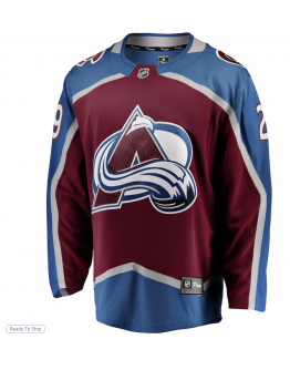 Men's Colorado Avalanche Nathan MacKinnon Fanatics Burgundy Breakaway Player Jersey