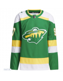 Men's Minnesota Wild Kirill Kaprizov adidas Green Alternate Primegreen Authentic Player Jersey