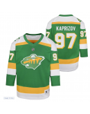 Youth Minnesota Wild Kirill Kaprizov Green 2023/24 Alternate Replica Player Jersey