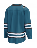 Men's San Jose Sharks Fanatics Teal Home Breakaway Jersey